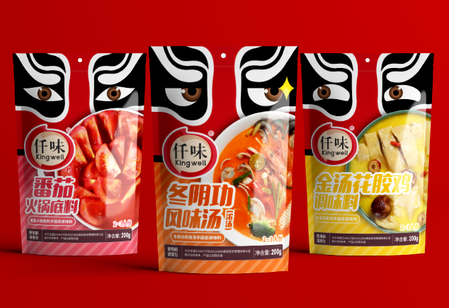 仟味脸谱汤战略包装设计