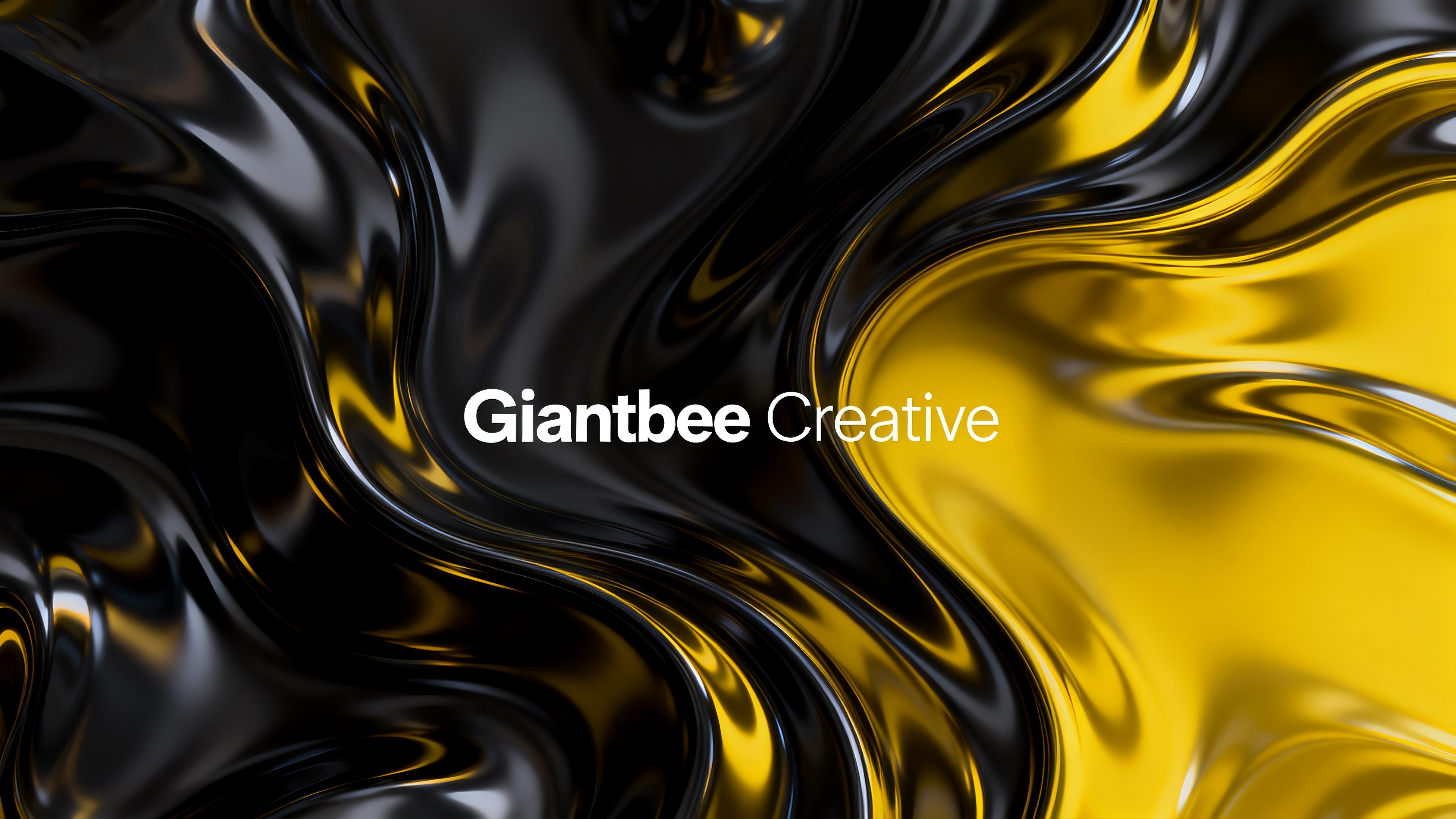 jimeng-2026-01-06-7977-“Giantbee Creative”小标题字体，精致简约感，以一种超现实的方式...